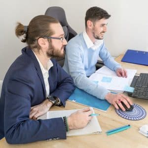 Dylan et Clément bureau